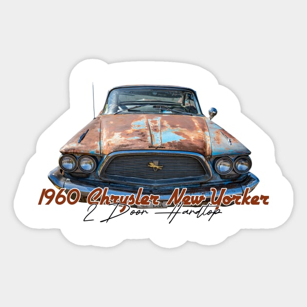 1960 Chrysler New Yorker 2 Door Hardtop Sticker by Gestalt Imagery